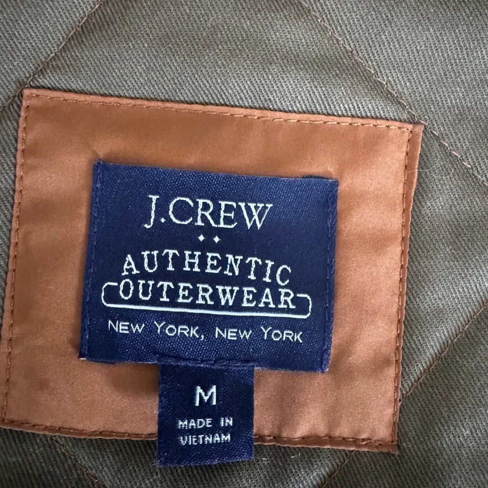 J. Crew Men's Quilted Tan Vest